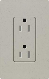 Satin Colors 125V 20A Tamper Resistant Receptacle by Lutron - SCRS-20-TR