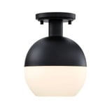 Linden 1 Light Semi Flush Mount 10.5 X 8 Inch Wide by Designers Fountain - D321M-SF