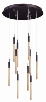 Scepter 75W 10 LED Light Medium Pendant by ET2 - E32778-1D