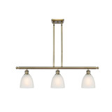 Castile 3 Light Stem hung Island 9.5 Inch and 36 Inch Wide by Innovations - 516-3I-G38