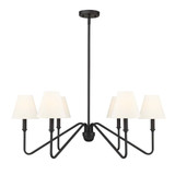 Kennedy 6 Light Oversized Chandelier by Golden - 3690-6-IL