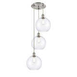 Athens 3 Light Cord Hung Multi Pendant 36.75 InchX16.5 Inch by Innovations - 113B-3P-G12-10