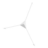 Abstract LED 41 Inch Wide Small Flush Mount by Sonneman - 2181-S