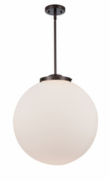 Beacon 1 Light Industrial Large Pendant 19 Inch Tall by Innovations - 221-1S-G20-18