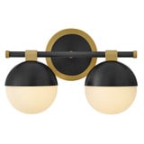 Bowie 5W 2 LED Bath Vanity 9 Inch Tall and 14.25 Inch Wide by Hinkley - 54562