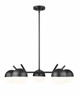 Realm Sphere 5 Light Chandelier 8 Inch Tall and 32 Inch Wide By Z-Lite - 7517-5