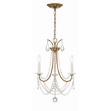 Karrington 3 Light Small Chandelier by Crystorama - KAR-90903