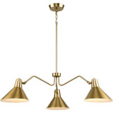 Trimble 3 Light Oversized Chandelier by Progress - P400309
