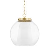 Sasha 15W 1 LED Light Medium Pendant by Mitzi - H457701L