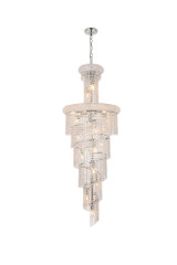 Spiral 22 Light Medium Chandelier by Elegant - V1800R22