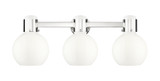 Lawton Sphere 3 Light Bath Vanity 9.63 Inch and 24 Inch Wide by Innovations - 464-3W-G464B-7_P