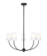 Shannon 5 Light Chandelier 16.5 x 32 Inches Wide by Z-Lite - 3040-32