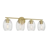 Miravelle 4 Light Bath Vanity 8.75 Inch Tall X 30.5 Inch Wide by Millennium - 9994