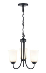Ivey Lake 3 Light Chandelier 15.5 Inch Tall and 15 Inch Wide by Millennium - 9803