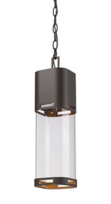 Lestat 14W 1 LED Light Mini Outdoor Pendant by Z-Lite - 562CHB