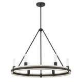 Rovessa 6 Light Chandelier 25.5 Inch Tall and 32 Inch Wide by Millennium - 207106