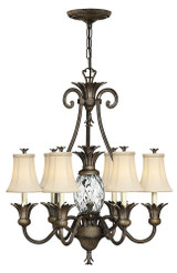 Plantation 7 Light Large Chandelier by Hinkley - 4886
