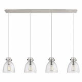 Newton Bell 4 Light Oversized Linear Pendant by Innovations - 124-410-1PS-G412-8