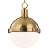 Lambert 1 Light Medium Pendant 19.75 Inch Tall by Hudson Valley - 615