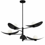 Christobel 5 Light Chandelier 15.25 Inch Tall and 40 Inch Wide by Dainolite - CBL-405C