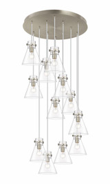 Newton Cone 12 Light Large Pendant by Innovations - 126-410-1PS-G411-8
