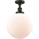 Beacon 100W 1 LED Semi Flush Mount 15 Inch and 12 Inch Wide by Innovations - 517-1CH-G20-12-LED