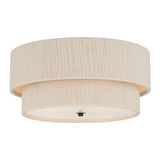 Helbert 4 Light Flush Mount 8 Inch Tall and 18 Inch Wide by Millennium - 208104