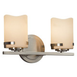 Candlearia Atlas 2 Light Vanity Light by Justice Design - CNDL-8452-14-CREM