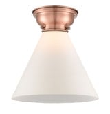 Cone 1 Light 12 Inch Wide Flush Mount by Innovations - 623-1F-G4L-L