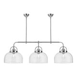 Lancaster 3 Light Medium Linear Pendant 17.75 Inch Tall by Alora - LP461155