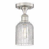 Bridal Veil 1 Light Steel 5 Inch Wide Semi Flush Mount by Innovations - 616-1F-G559-5