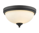 Bordeaux 2 Light 13 Inch Wide Flush Mount by Z-Lite - 435F2-B