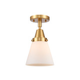 Cone 1 Light Semi Flush Mount 10 Inch Tall X 6.25 Inch Wide by Innovations - 447-1C-G6