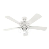 Crestfield 5 Blade Ceiling Fan with Light Kit 52 Inches Wide by Hunter Fans - 51C