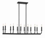 Bailey 12 Light Oversized Linear Chandelier by Crystorama - BAI-A2112