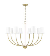 Kandor 8 Light Chandelier 31 Inch Tall and 38 Inch Wide by Millennium - 29908
