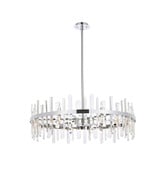 Serena 16 Light Oversized Round Chandelier by Elegant - 2200D36