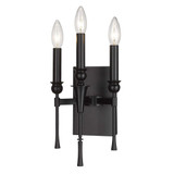 Landon 3 Light Candle Style Wall Sconce by Golden - 3509-WSC