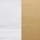 Studio White/Brushed Brass