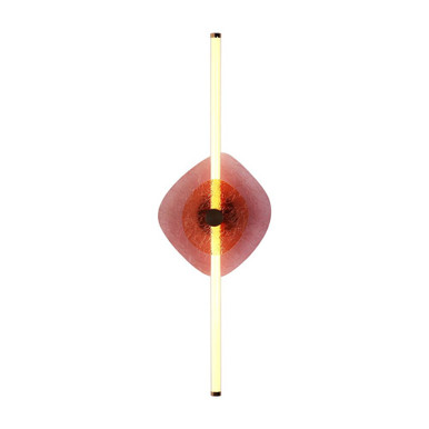 Colorella 16W 1 LED Wall Sconce 39.5 Inch Tall and 12 Inch Wide by Golden - 3882-39