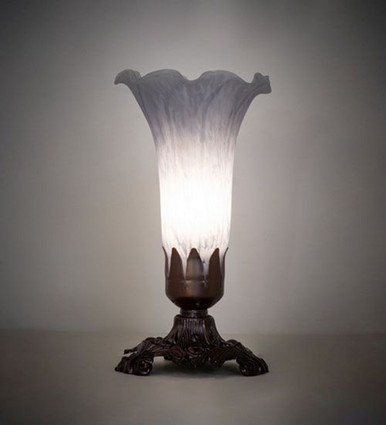 Pond Lily 1 Light Accent Lamp 8 In H and 4 In W by Meyda Tiffany 251885 - 251885
