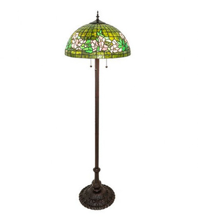 Tiffany Banded Dogwood 3 Light Floor Lamp 62 x 18 Inch by Meyda Tiffany - 253417