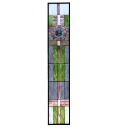 Maxfield Parrish 83.75 Inch Stained Glass Window by Meyda Tiffany - 72445
