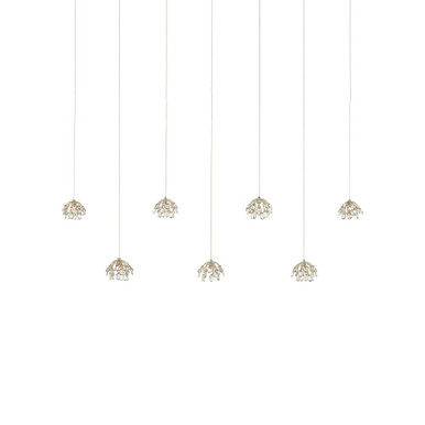 Crystal Bud 7 Light Oversized Pendant by Currey Company - 9000-1054