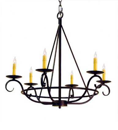 Estrella 6 Light Chandelier 32 Inches Wide by Meyda Tiffany - 115989