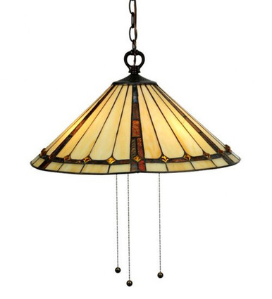 Belvidere 3 Light Large Pendant 14.5 Inch Tall by Meyda Tiffany - 130744