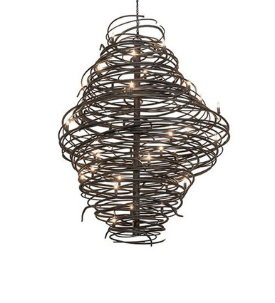Cyclone 180W 36 LED Chandelier 92 x 64 Inches Wide by Meyda Tiffany - 260184