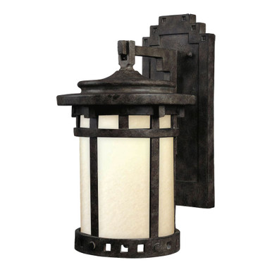 Santa Barbara Dark Sky 1 Light Outdoor Wall Lantern 16 Inch Tall by Maxim - 3144MOSE