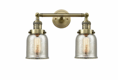 Bell 2 Light Adjustable Bath Vanity 10 Inch and 16 Inch Wide by Innovations - 208-AB-G58