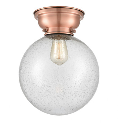 Beacon 1 Light Flush Mount 12.75 Inch Tall and 10 Inch Wide by Innovations - 623-1F-AC-G204-10